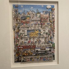 Charles Fazzino Rockefeller Center 3D Signed Limited Edition Framed picture