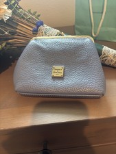 Dooney & Bourke Periwinkle Pebbled Leather Case with Gold Hardware picture