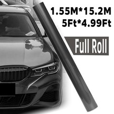 Liquid Metal Tungsten Gray 5FTx50FT PET Vinyl Wrap Self-Adhesive Air Release picture