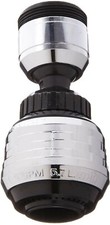 LARSEN SUPPLY CO, Larsen Supply Aerator, 09-1234 BLK/CHR 360 Swivel Aerator  picture