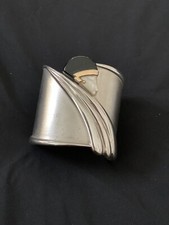 Erte Tempest Sterling Silver 14K Gold Cuff Diamond Bracelet - Numbered 233/600  picture