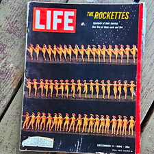 LIFE Magazine Dec 11 1964 Issue, The Rockettes Cover, Dance, Illustrated picture