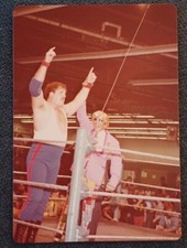 💥1️⃣9️⃣8️⃣0️⃣s Original Sgt Slaughter 3.5x5 Photo vintage NWA AWA WWF Wrestling picture