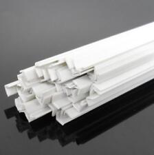 US Stock 20pcs 2 x 2 x 250mm ABS Styrene Plastic L Shape Right Angle Bars White picture