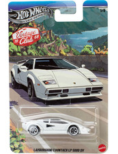 Hot Wheels Silver Series Vintage Club Lamborghini Countach LP 5000 QV ~ Stock picture
