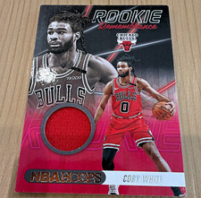 Panini 2020-21 NBA Hoops Coby White Bulls Rookie Remembrance Mem #SS-8 picture