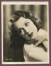 FAY WRAY Original 1920's Sepia Portrait Glamourous LINEN MOUNTED Photo J721 picture