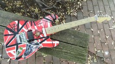 frankenstrat EVH style electric guitar replica picture