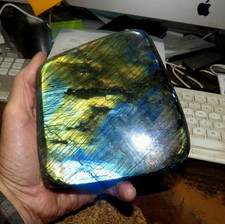 BEAUTIFUL LABRADORITE CRYSTAL POLISHED 1560 GMS picture