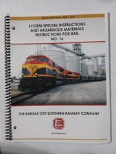 Vintage Kansas City Southern Railway System Special Instruction #16 picture