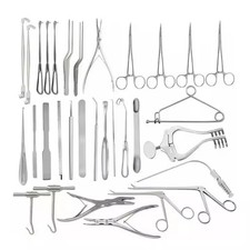 32-Piece Neuro Craniotomy Instruments Set Comprehensive Neurosurgery Tools picture