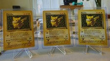 1999 Pokémon Pikachu #1/53 - Wizards Black Star PromoPikachu Promo Lot - 3 Cards picture