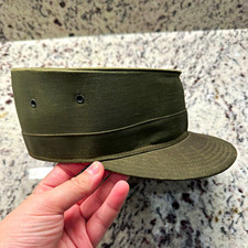 RARE VTG 1950s Ironsides Military Hat Made in St. Louis Size 6 3/4 picture