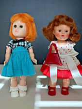 Pair of Adorable HTF 1950s Vogue Ginny Dolls (Wee Imp & Strung Ginny) picture
