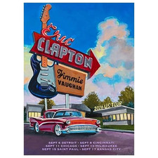 Eric Clapton Jimmie Vaughan US Tour 2026 Has Embarked On His 2026 7 City Poster picture