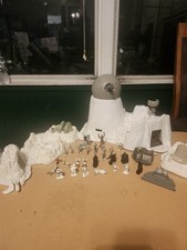 1980 Kenner Star Wars Micro  FOUR Hoth World Playsets Ion Cannon,Wampa Cave,... picture