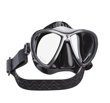 Scubapro Synergy 2 Twin Mask with Comfort Strap - Black/Silver - Small picture