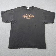 Vintage 2006 Sturgis Bike Week T Shirt Mens XL Charcoal Thrashed Distressed Tee picture