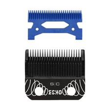StyleCraft Black Fixed DLC Echo Diamond Blue Ceramic Cutter Blade Clipper SC554B picture