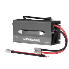LiTime 14.6V 80A LiFePO4 Lithium Battery Charger Mountable with Cooling Fan LED picture