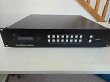 USED 8x16 HDbaseT 4K Matrix Switcher 8x8 16x16 230 feet 70 meters Audio Matrix picture
