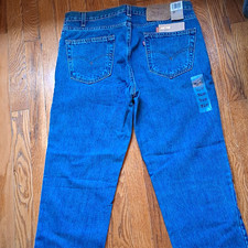 Levi's Men's Blue Denim Jeans Regular Fit Straight Leg 5-Pocket New w/Tags picture