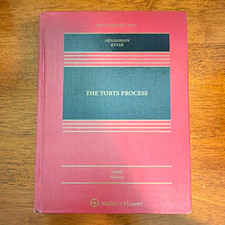 Wolters Kluwer The Torts Process 10th Ed HC Henderson/Kysar 2022 picture