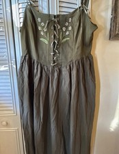 Romwe Wench Beer Girl Renaissance Maiden Dress Costume Plus Size 3XL NWT picture