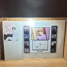 Lesley Gore Signed Original Photo Display Batman TV Television Memorabilia picture