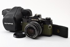 [N MINT Khaki] Olympus OM-1 SLR 35mm Film Camera 35mm F/2.8 Lens JAPAN #801 picture