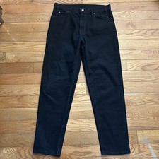 Vintage 1995 Levi’s 550 Black Relaxed Fit Tapered Leg 90s Jeans 36x30 (35x32) picture