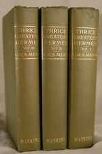 Thrice Greatest Hermes: Studies in Hellenistic Theosophy and Gnosis - 3 Volumes picture