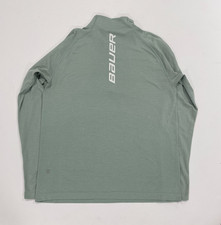 rare Lululemon x Bauer Hockey Metal Vent Tech Half Zip Shirt Men's Large Green picture