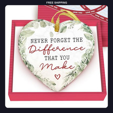 Gossby Thank You Christmas Ornament 2025 Ceramic Appreciation Gift picture