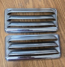 Vintage 50’s O'Keefe & Merritt Gas Stove Chrome finish  Top Exhaust Heat Vent picture