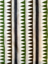 Thibaut F916235 Lomita Stripe Black and Green Fabric 1 1/2 Yards picture