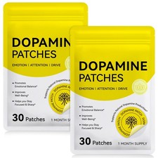 bnHUlMXw Dopamine Patches,30 Vegan Mood Boost & 15 Count (Pack of 2) picture