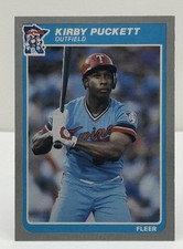 1985 Fleer - Kirby Puckett #286 (RC) Minnesota Twins, Baseball, Rookie, Fleer. picture