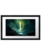 Voyage to the Luminous Cavern Framed Wall Art Poster Print Picture picture