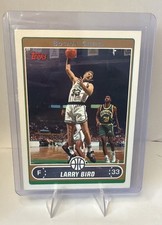 2006-07 Topps - Larry Bird #33 White Jersey Rebounding picture