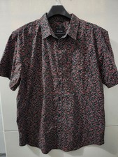 Prana Shirt Mens XL Stimmersee Button Up Slim Floral Ditsy Organic Blend Outdoor picture