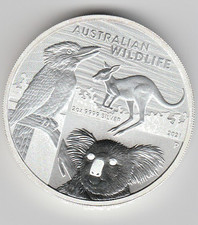 2021-P Australia $2 coin (Australian Wildlife) 2 oz .9999 Silver from Perth Mint picture