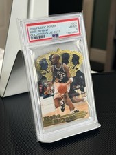 1996 PACIFIC POWER GOLD CROWN DIE-CUTS GC3 KOBE BRYANT ROOKIE (RC) LM HS PSA 8 picture