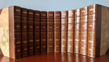 1841-1848 Lives of the Queens of England Strickland 12 Vol Fine Binding picture