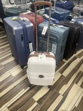 DELSEY Paris White Carry-On Spinner Suitcase TSA Lock Hardside Luggage picture
