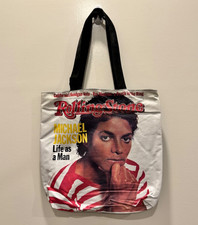NWT Limited Edition Michael Jackson Rolling Stone Tote Bag – Iconic MJ Cover picture