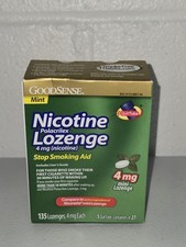 New GoodSense Nicotine Polacrilex Lozenge, 4mg 135 Count Expires 02/2027 picture