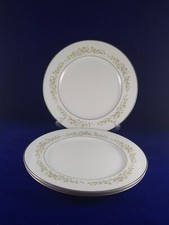 SANGO CHINA COTILLION 3770 PATTER MADE IN JAPAN, 3 DINNER PLATES 10 5/8