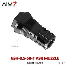 AIM7 Gsh-0.5-28T ASR Muzzle Brake 5/8x24 to 13/16x16 Adapter Mount .30 picture