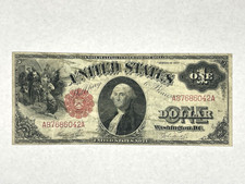 1917 $1 Legal Tender Note Fr. 38m MULE Elliott White Sawhorse Large Size picture
